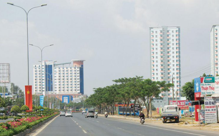 Bất động sản Phú Mỹ đang rất triển vọng. 